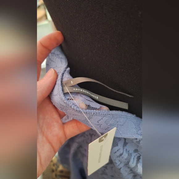 Anthropologie Sheer Tiered Lace Maxi Skirt Size Small! - Picture 3 of 3